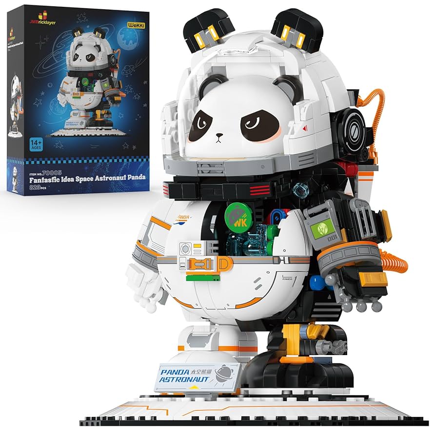 Amazon.co.jp: JMBricklayer スペースパンダ宇宙飛行士